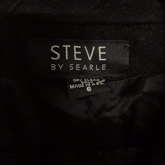 Vintage Long Full Length Steve by Searle Wool Maxi Peacoat Overcoat Jacket Coat - Picture 11 of 11